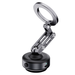 Electric Vacuum Magnetic Suction Phone Bracket with Strong Suction Cup for Navigation Driver Passenger Easy Installation