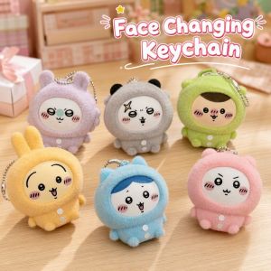 Happy Everyday.you Plush Keychain Blind Box Cute Cartoon Face Change Doll Bag Pendant Gift For Kids Boys Girls