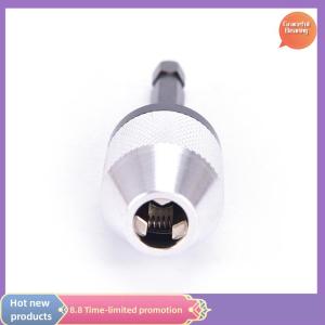 Graceful 1 4 Hex Shank Keyless Drill Chuck Quick Change Bit Driver Converter Adaptor