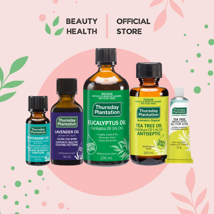 Australia Thursday Plantation Tea Tree Oil/ Eucalyptus oil/ Lavender Oil/ Peppermint Oil/Tea