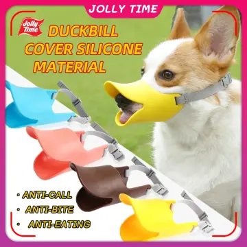 Duck billed dog mouth Dog Muzzle Quack Anti Bite Duck Mouth Shape Muzzle Masks Pet Mouth Eat Proof Silicone Material Lazada PH