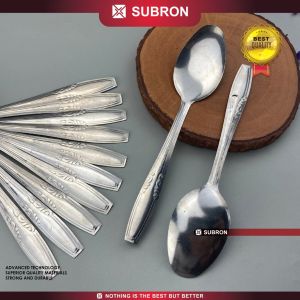 SUBRON SET 12pcs Sendok Garpu Makan Sayur Lauk Stainless Steel Murah