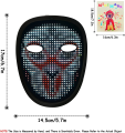 Topeng LED Boywithuke LED Mask Face Changing Mask. 