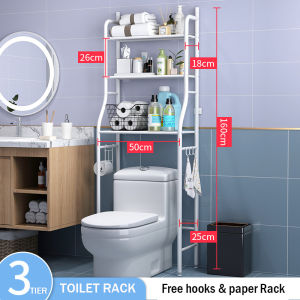 Washing Machine Rack Space Saver Toilet Rack Metal Bathroom Storage Shelf Laundry Room Shower Shelf