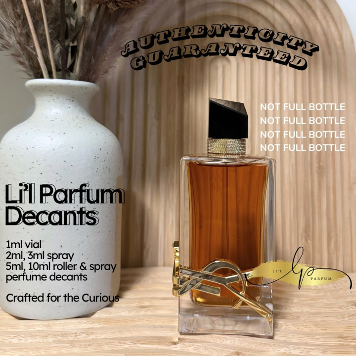 DECANTS | Libre Intense | 1ml vial 2ml 3ml 5ml 10ml | Amber Fougere ...