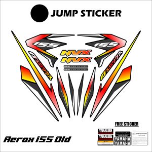 STIKER STRIPING AEROX OLD-LAMA GRAFIS VARIASI 026