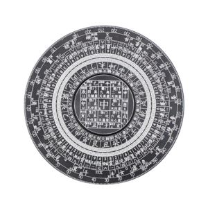 SKJK STUDIO Họa tiết bagua Con quay ngón tay Tai Chi Hợp kim nhôm Cầm tay Con quay ngón tay Độc đáo Phong cách Trung Quốc Đồ chơi thư giãn Văn phòng