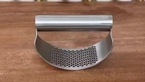 Dụng cụ ép tỏi bằng thép không gỉ máy ép tỏi nâng cấp máy xay tỏi đa năng máy băm tỏi kèm dụng cụ gọt vỏ và cọ vệ sinh để nghiền tỏi dụng cụ nhà bếp (không kèm dụng cụ mở )