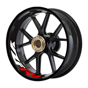 17 inch Reflective Motorcycle Wheel Sticker Hub Decal Rim Stripe Tape for YAMAHA YZF-R1 YZFR1 YZF R1