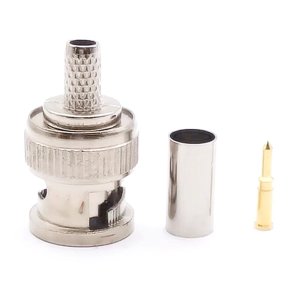5 gói/10 gói 50ohm nối BNC Đầu nối cáp đực BNC loại Hàn chuyển đổi cho RG58 RG59 tổn hao thấp cáp đồng trục