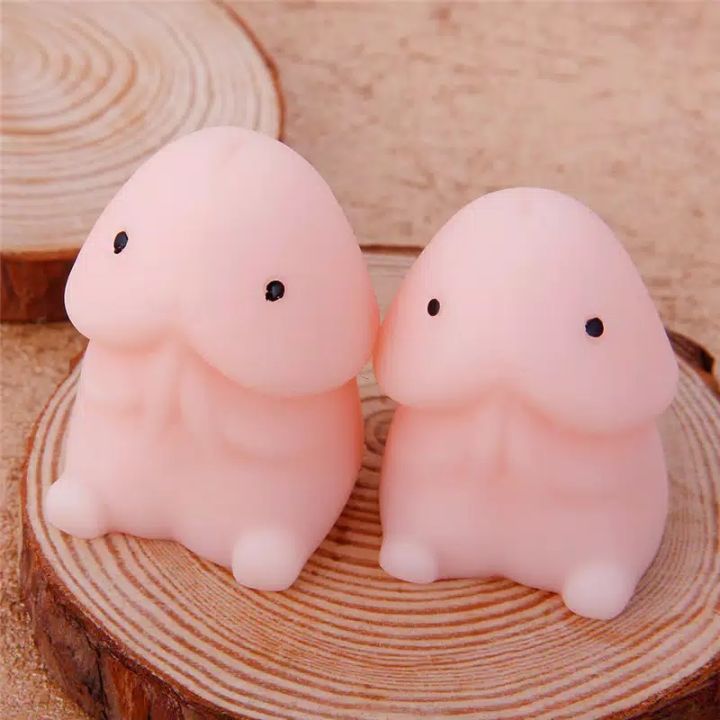 Mainan Squishy Model Mochi Ding-Ding Anti Stress Fidget Toy Tpr