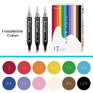SG Stock Original Touch Mark Art Marker Dual Head Marker With Gifting Bag Paint Bag for Student