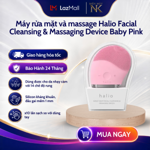 Máy Rửa Mặt Dành Cho Mọi Loại Da Halio Facial Cleansing & Massaging Device - Bảo Hành 24 Tháng