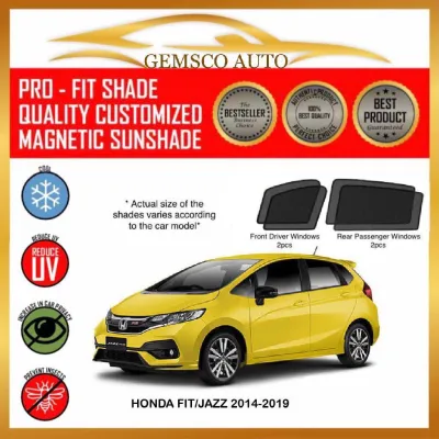 Honda Fit/ Jazz 3rd Gen (GK) 2014-2020 ( 4 / 6 / 7 pcs ) Car Magnetic Sunshade/Window Visor