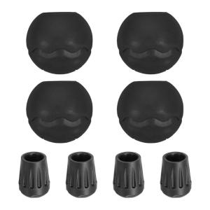 4pcs Universal Chair Leg Covers Antislip Wear Resistant Chair Leg Protectors for Outdoor and Patios Furniture