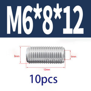 10pcs Thread insert M6/M8 helicoil SUS304 Thread Conversion Braces Screw Protective Case Locking Nut