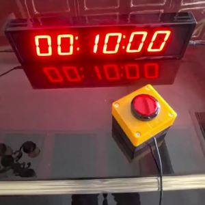 Electronic Timer Basketball Game Reminder Exam Charging Rock Climbing Lasong Double-Sided Clapping Device Voice Electronic Clock