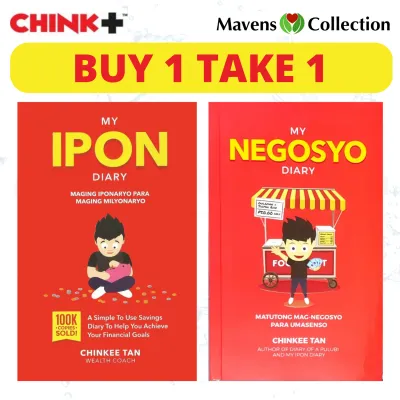 (Buy 1 Take 1) CHINKEE TAN books bundle ( My Ipon Diary + My Negosyo Diary) Buy 1 Take 1 Promo by Mavens Collection