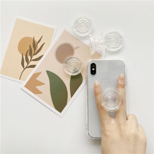 Griptok เปล่า แบบใส สามารถนำไปตกแต่งเพิ่มเติมได้ ขาตั้งโทรศัพท์