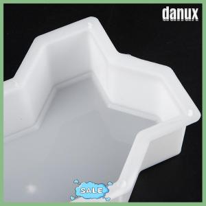 danux DIY Path Maker Concrete Molds Garden Pavement Mold Road Path Paving Brick Mould