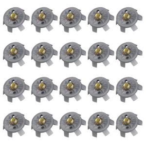 20Pcs Outdoor Golf Shoe Spikes Replacement Studs Nonslip Golf Spikes Pin Fast Twists Cleats Golf Shoes Accessories