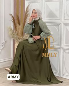 MDLY Gamis Wanita Muslim/Gamis Mewah/Gamis Sillk Premium/Yaruma Dress Vol.2 by MDLY