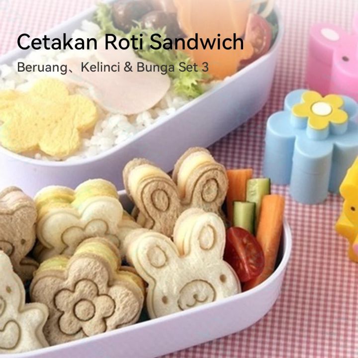 Cetakan%20Roti%20Tawar%20sandwich%20Bekal%20Anak%20Lucu%20Karakter%20Beruang%20Bunga%20Kelinci%20Bento%20Rice%20Mold%20-%20Image%206
