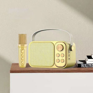 Loa karaoke YS-105 kèm 2 mic không dây Công suất 10W Chức năng đổi giọng đặc biệt Micro hút giọng Thoả sức làm ca sĩ ngay tại nhà loa bluetooth Bảo hành 24 tháng