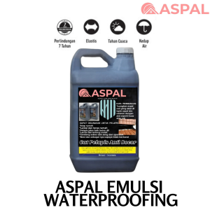 Aspal Cair - 1KG - Pelapis anti bocor dan anti rembes untuk atap rumah genteng asbes kolam dan lainnya