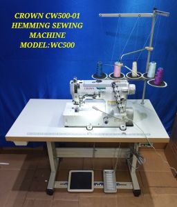 CROWN Hemming/Taping Industrial Sewing Machine (MODEL CW500-01) (BRAND NEW)