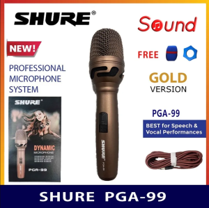 High Quality SHURE PGA-99 Professional Vocal Dynamic Microphone With Heavy Duty 10M MIC Wire