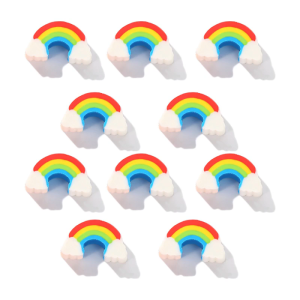 แพ็คของ100สเปกตรัมยางลบขนาดเล็กปลอดภัยสาร TPR สำหรับเด็กโรงเรียนวัสดุการบริจาคศิลปะสร้างสรรค์