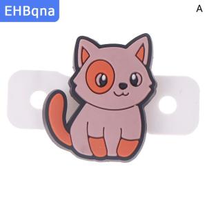 [COD] EHBqna SPORTS ไม้ตีเทนนิสรูปแมวการ์ตูนน่ารัก 1 4ชิ้นตัวหน่วงการสั่นสะเทือนซิลิโคน