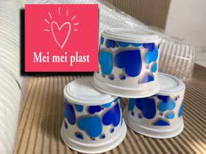 GELAS ES KRIM PLASTIK/GELAS KECIL/GELAS KECIL STARINDO GAMBAR ISI 50 PCS TERMURAH