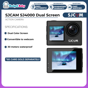 SJCAM SJ4000 Dual Screen | 4K 30FPS | 170 Ultra-Wide FOV | 16 Megapixels