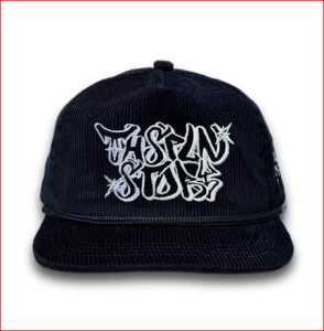 Topi Tengkorak Corduroy Hitam Grafitti Polos Gaya Hip-Hop