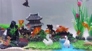 Ecological Fish Tank Rockery Landscape Set Artificial Water Rockery Aquarium Landscaping Stone Resin Decorative Aquatic Plants Ornaments