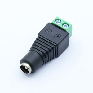 12v connector DC Male & Female video balun bnc connector  for cctv 5.5*2.1 DC Jack Connector
