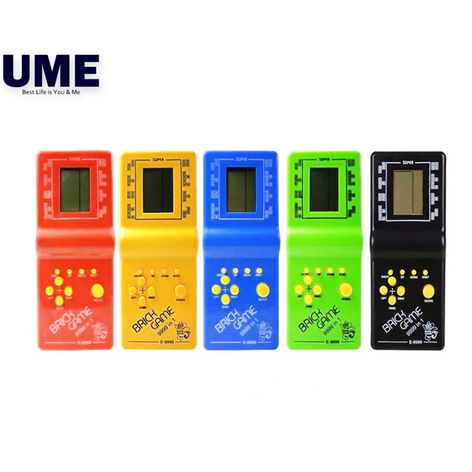 Brick Game Classic Fun 9999-in-1 Tetris Hand Held LCD Retro Games Toys E- 9999 | Lazada PH