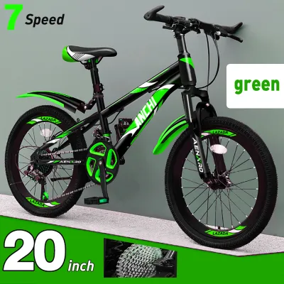ANCHI mountain bike for Teenagers 20/24 inch mountain bike 21 Speed changesDouble Brake Damping