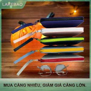 【LAKEBAO】 1 Piece xách tay thời trang Kính lưu trữ Pouch chống bụi và chống thấm nước Silicone kính trường hợp với dây kéo DIY phụ kiện