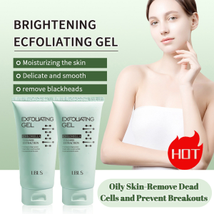Exfoliating Gel Oil Control Face Scrub Deep Cleansing Gel Gentle Face Scrub for Blackhead Removal and Pore Minimizing with Natural BHA