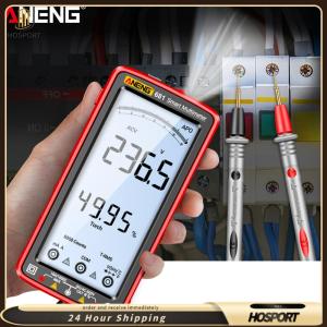 【HOSPORT】Smart Digital Multimeter Anti-burn Electrical Capacitance Meter 6000 Counts Rechargeable Flashlight Lighting LCD Screen Measuring Tools