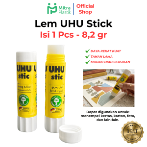 Lem Uhu Stic 82 gr Lem Stick Lem Serbaguna Lem Kertas Lem Murah Glue Stick
