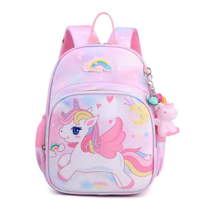 New Unicorn Backpack For Girls Cartoon Pink Princess School Bags Kids ...