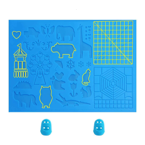 Essential 3D Printing Pen Silicone Mat Heat Resistant Surfaces Various Template Mat for Safe and Creative Design Work