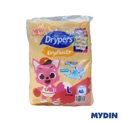 Drypers Drypantz Twin Pack (L48 x 2 packs)