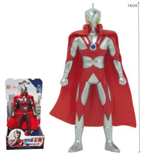 2025 New Ultraman UltraSeven Taro Jack Zoffy Ace Height 16cm Joint Movable Strap Cape Boy Doll Toy Gift
