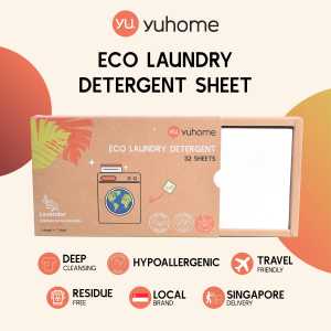 YU HOME Laundry Detergent Sheet | Eco Friendly | Premium Thick | Deep Cleaning