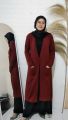 Savana Cardi Outer Bahan Melar Outer Wanita Muslim Kancing Depan BISA COD Rajut  By Aqilanisa Store. 